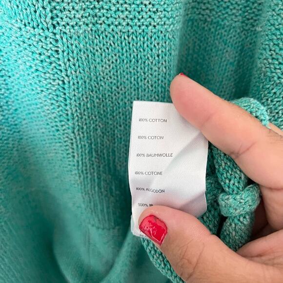 FP Beach Andy Pullover Kelly Green Sweater, Cropped, Boxy Oversized - Picture 5 of 5